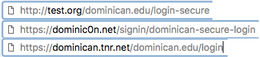 Bad Dominican URLS