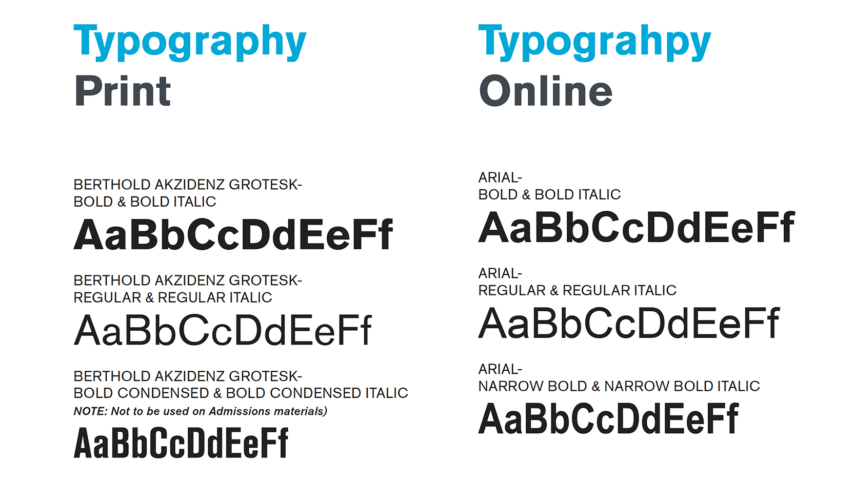 typography example