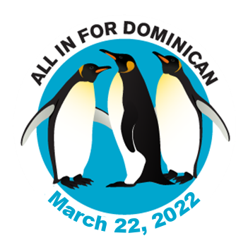 Penguins huddled. All in For Dominican is set for March 22, 2022