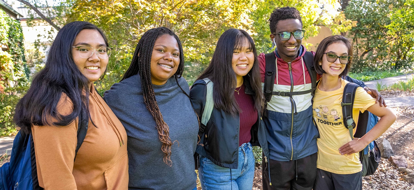 a diverse group of undergraduate students