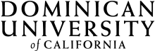 Dominican University of California logo, black