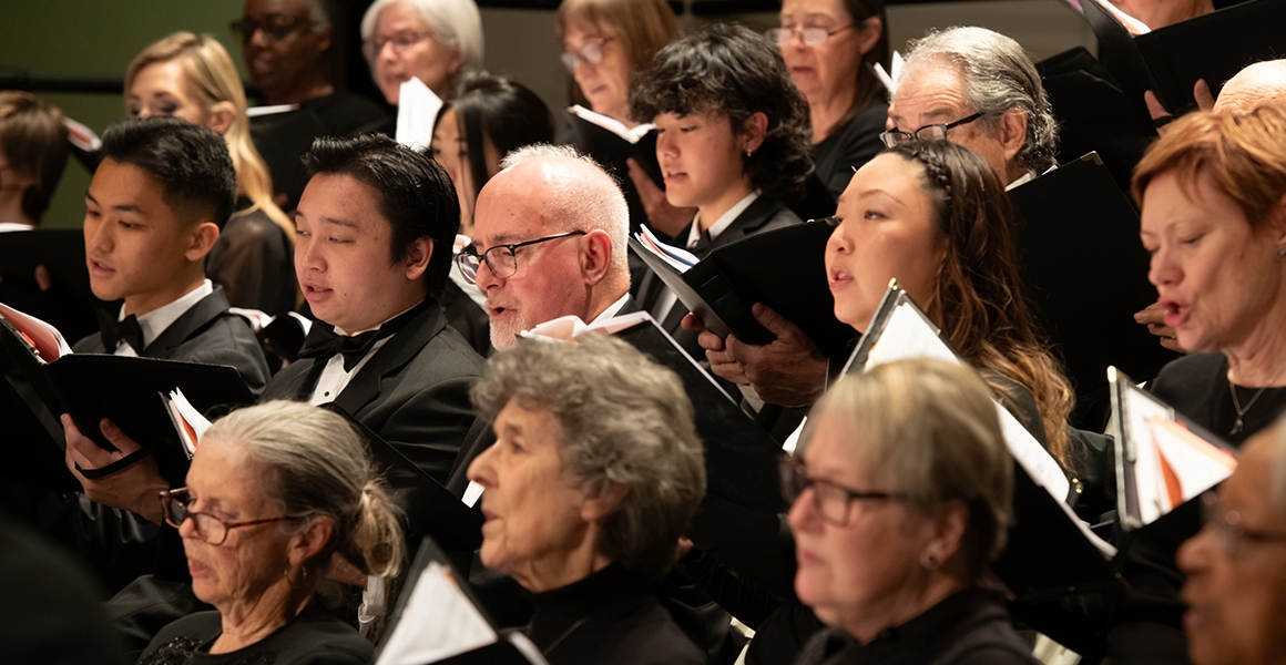 Dominican chorale group performing