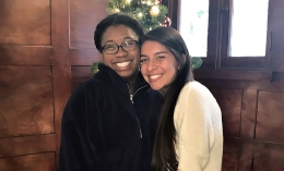 photo of kimani anderson '20 and salena herrera '20