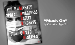 "Mask On" Poster image by Gabriellah Agar