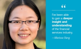 Marissa Vang and quote graphic