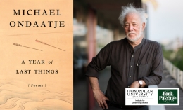 Michael Ondaatje headshot and book cover