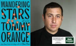 Tommy Orange headshot and book cover