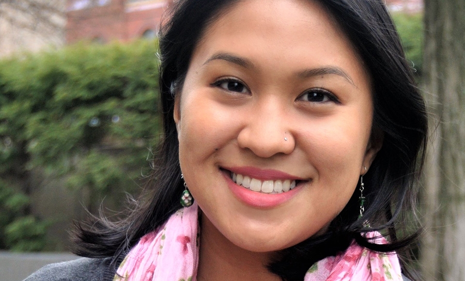 Alumna Adrienne Formentos headshot smiling