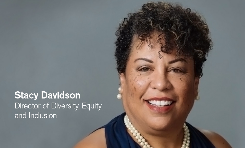 Stacy Davidson, director of diversity equity and inclusion at Dominica University of California