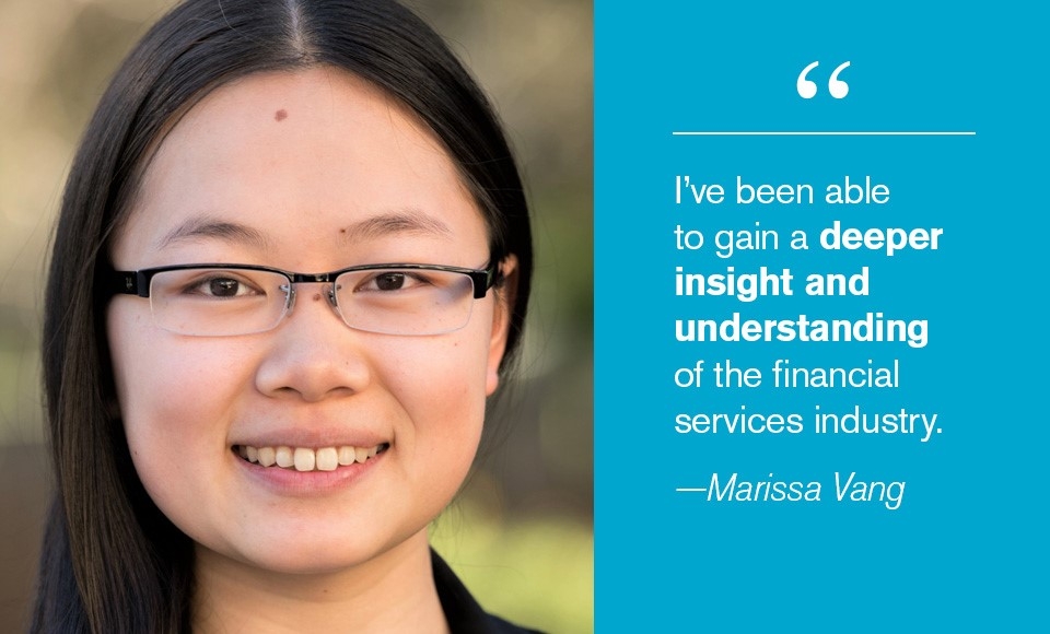 Marissa Vang and quote graphic